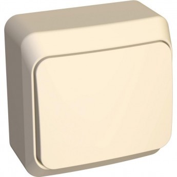 1-клавишный переключатель SCHNEIDER ELECTRIC ЭТЮД 10 АХ, КРЕМОВЫЙ, Россия