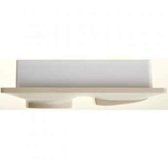 Блок SCHNEIDER ELECTRIC GLOSSA: розетка с заземлением, со шторками + 2-клавишный выключатель с подсветкой, бежевый