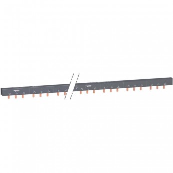 Гребенчатая шинка ДОП.+3П (AuxL1L2L3…) 57 МОД.18ММ 100А разрезаемая