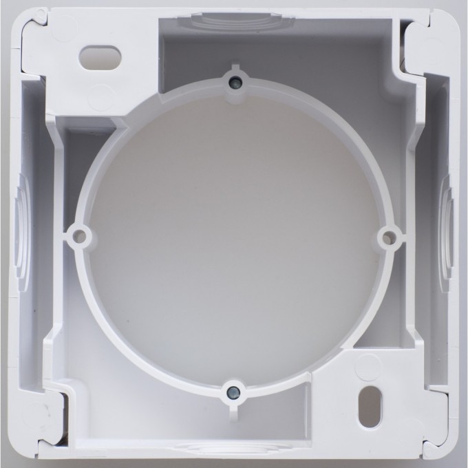 Коробка для наружного монтажа GLOSSA, БЕЛЫЙ GSL000100