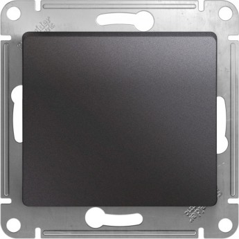 Нажимная кнопка SCHNEIDER ELECTRIC GLOSSA, сх.1,10AX, механизм, графит