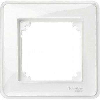 Рамка SCHNEIDER ELECTRIC MERTEN M-CREATIV 1 пост, прозрачный, SM