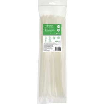 Стяжка кабельная 370х4.8 БЕЛАЯ (100шт)