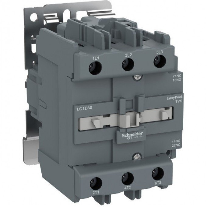 Контактор SCHNEIDER ELECTRIC EASYPACT TVS 80А 400В AC3 220В 50/60ГЦ LC1E80M7
